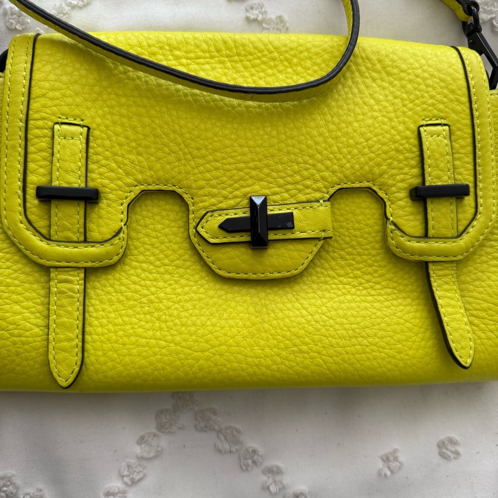 Highlighter Yellow Bright Rebecca Minkoff crossbody - Picture 3 of 10